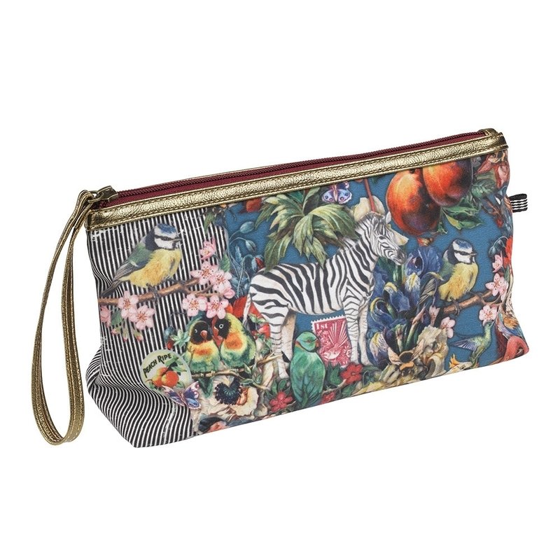 [SUSS]英国进口Wanderlust华丽斑马风情限量手拿包/化妆包---现货免运 - 化妆包/杂物包 - 真皮 多色