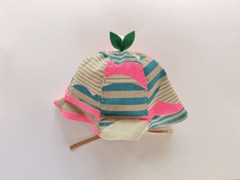 Last 1 steadily greater Na leaves hat Baby &amp; Kids mountain pink 42cm - 围嘴/口水巾 - 其他材质 多色