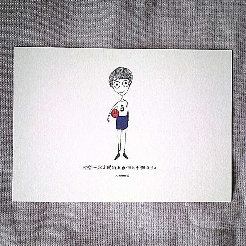 我在想你明信片-C023 - 卡片/明信片 - 纸 多色