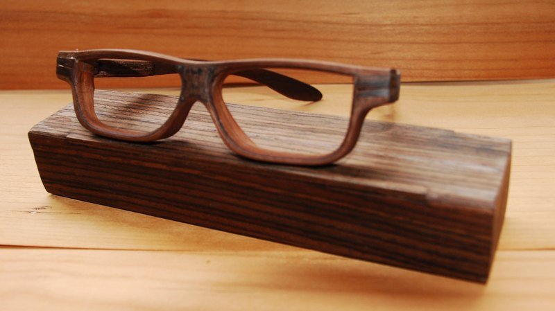 胡桃木 手工眼镜 （目前为展示商品） - 其他 - 木头 咖啡色