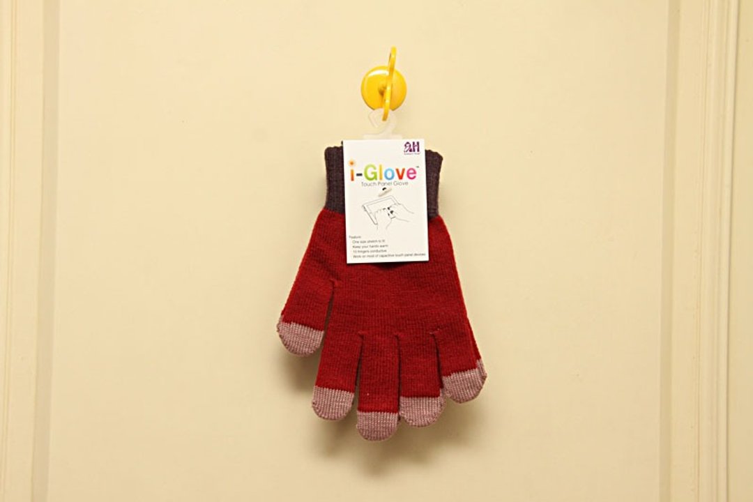 【i-Glove】 Multi-touch 五指皆可以触控电容式萤幕触控手套-红色 - 手套 - 其他材质 红色