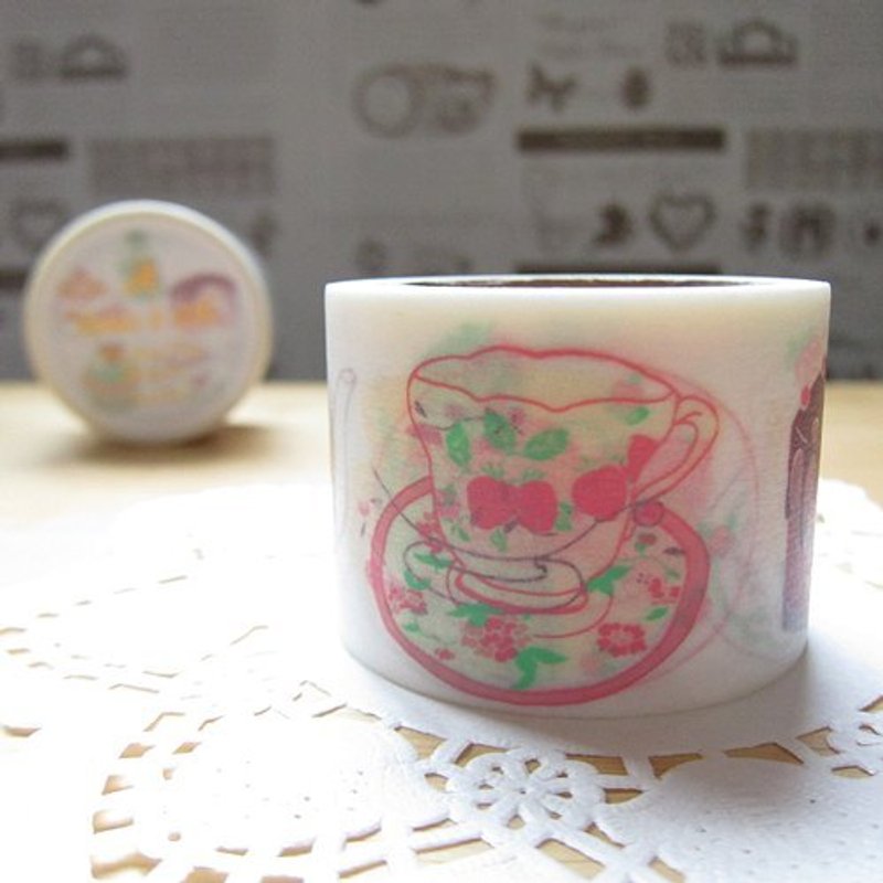 Aimez le style 和纸胶带 (02327 午茶甜点) - 纸胶带 - 纸 多色