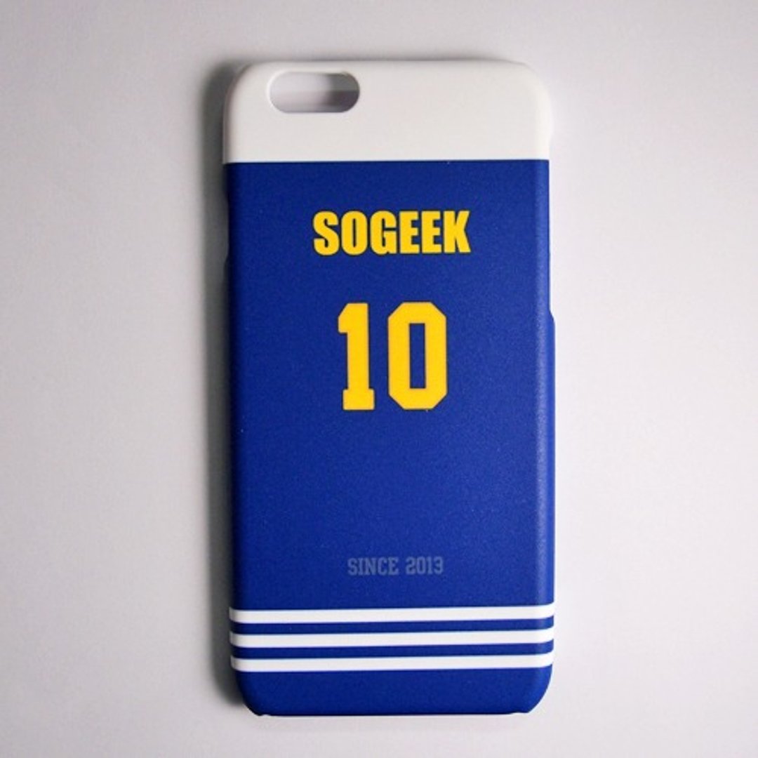 SO GEEK 手机壳设计品牌 THE JERSEY GEEK 球衣背号定制款 006 - 手机壳/手机套 - 塑料 蓝色