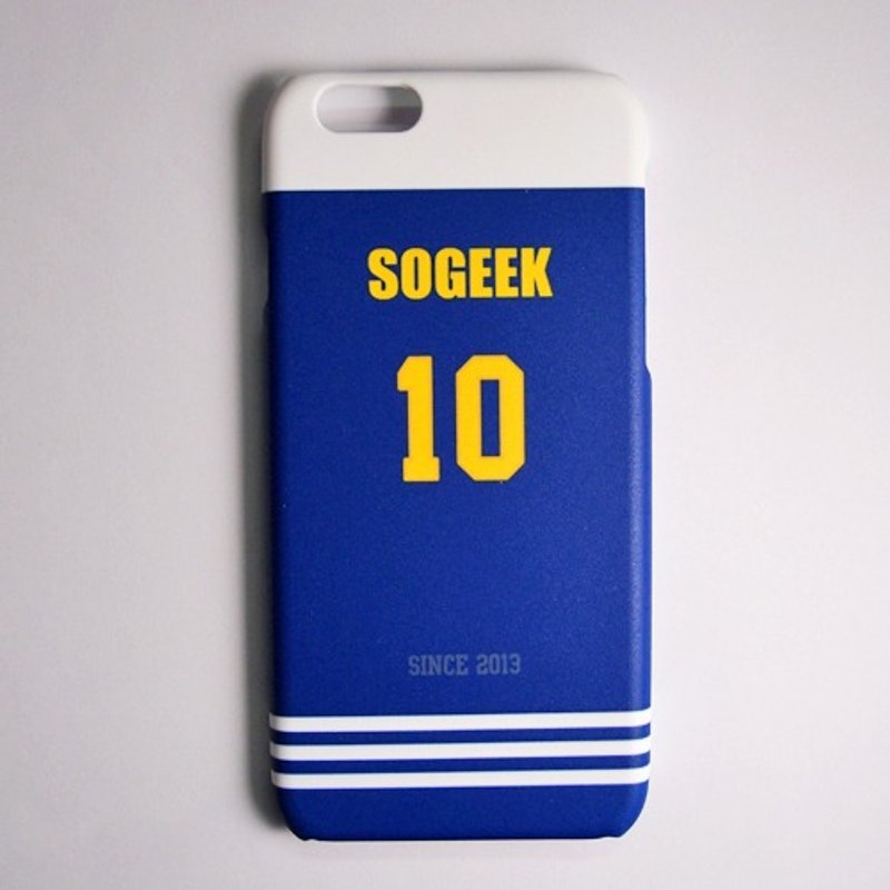 SO GEEK 手机壳设计品牌 THE JERSEY GEEK 球衣背号定制款 006 - 手机壳/手机套 - 塑料 蓝色