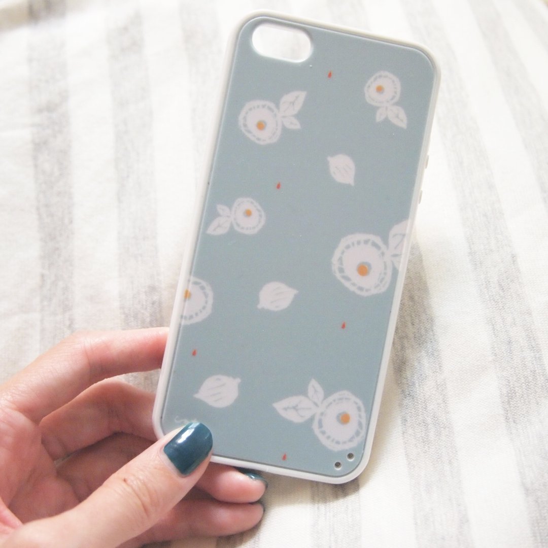 ✤花花／iphone5手机壳 - 手机壳/手机套 - 塑料 蓝色