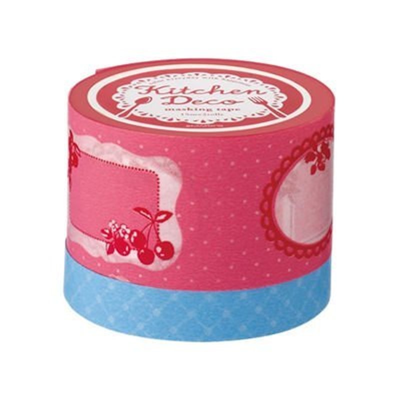 Marks MT和纸胶带 Kitchen-Deco 美食标签 - 蓝色(KDC-MKT2-BL) - 纸胶带 - 纸 蓝色