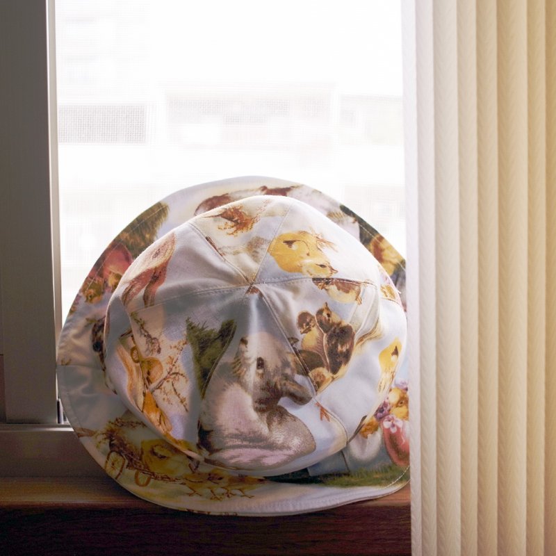 A MERRY HEART♥兔子阿小鸡阿渔夫帽 - 帽子 - 其他材质 多色