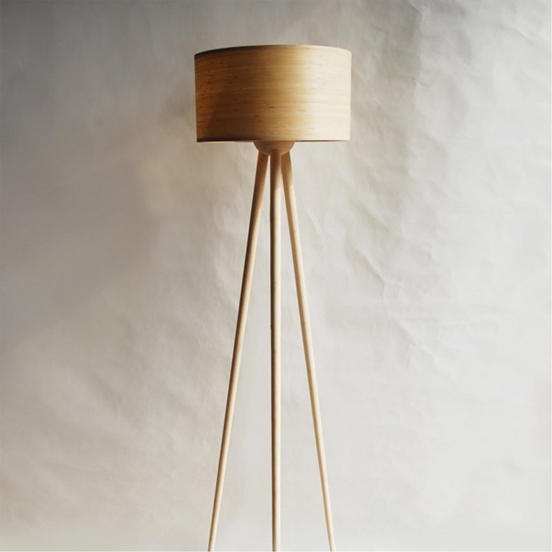 木入三分。竹皮落地灯 竹灯 竹制灯具 竹皮灯 现代简约 - A0003 - 灯具/灯饰 - 竹 绿色