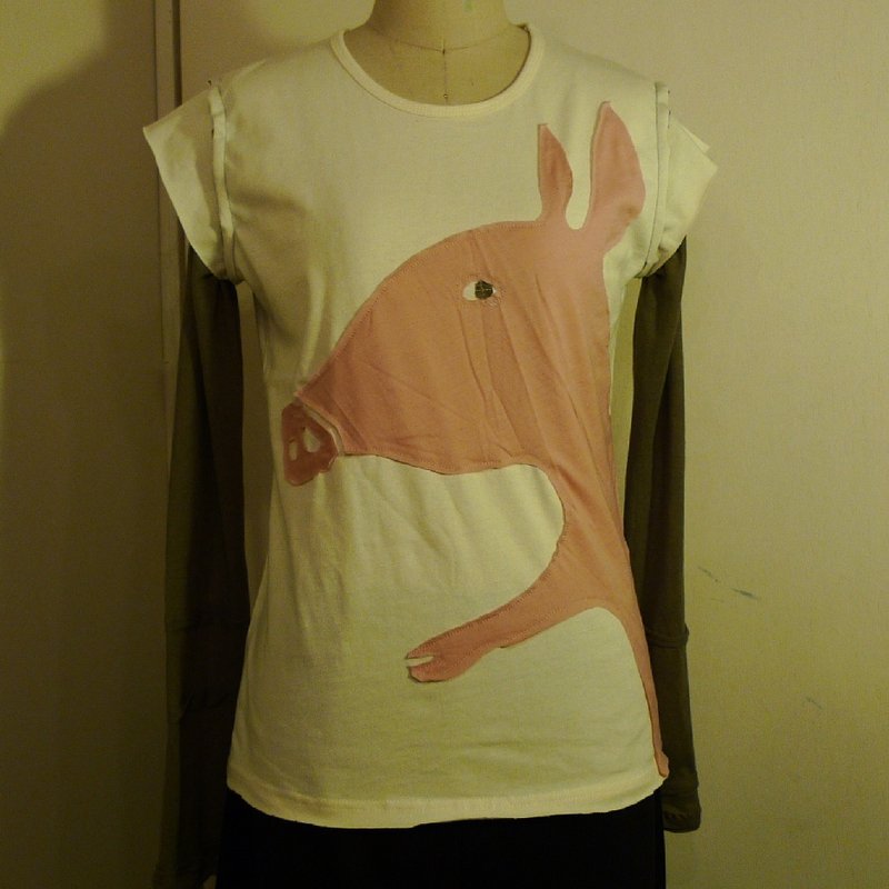 有机棉上衣＿猪 - 女装 T 恤 - 棉．麻 