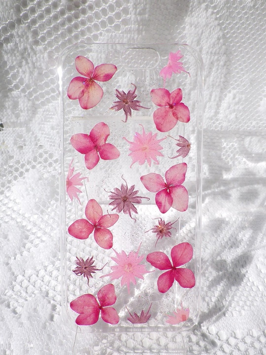Anny's workshop手作押花手机保护壳，适用于HTC ONE A9, 魅力粉 - 其他 - 塑料 