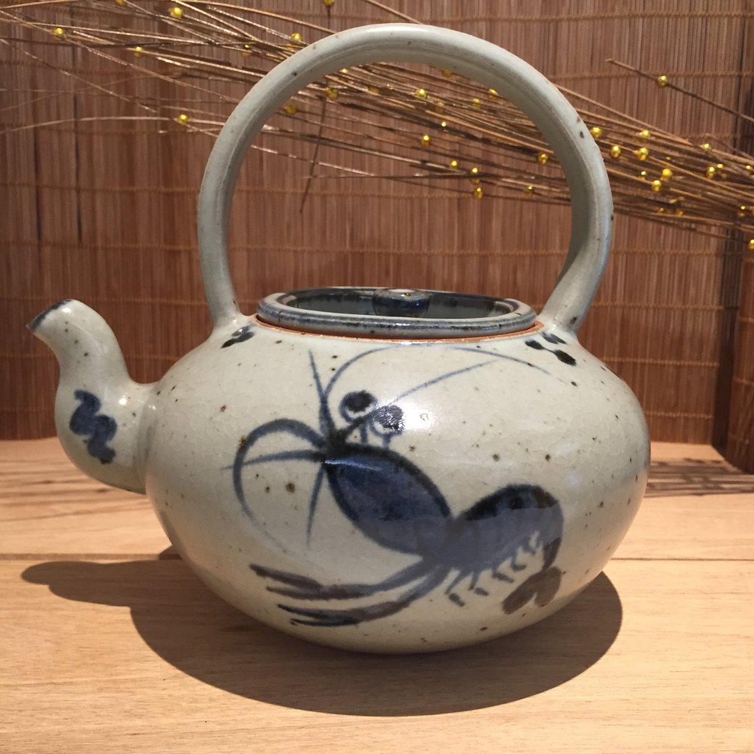 虾兵蟹将茶壶-民窑青花系列 陈永钊老师作品 - 茶具/茶杯 - 其他材质 