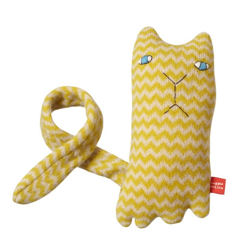 Ziggy Cat 纯羊毛玩偶 | Donna Wilson - 玩偶/公仔 - 羊毛 黄色