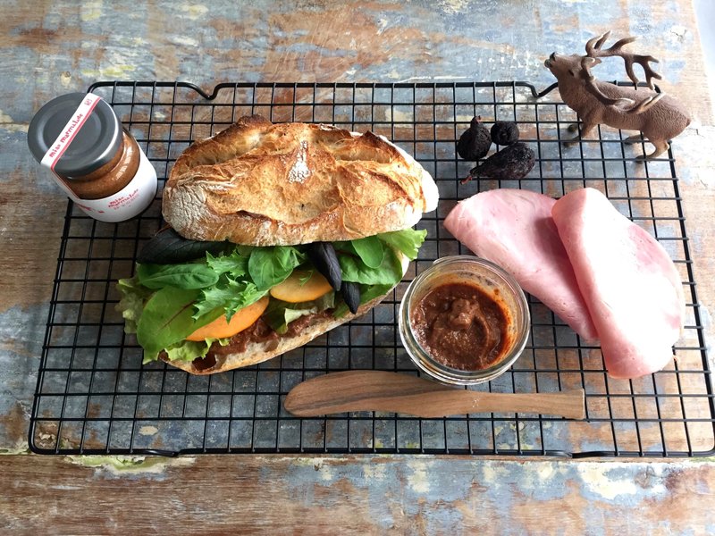 无花果芥末酱  fig mustard - 酱料/调味料 - 新鲜食材 咖啡色