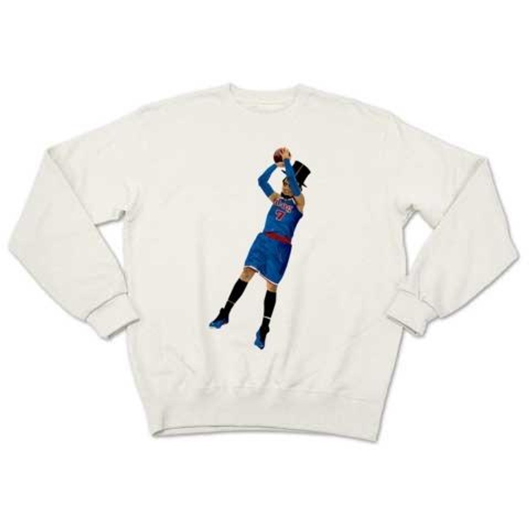 jump shot (sweat white) - 女装上衣 - 其他材质 