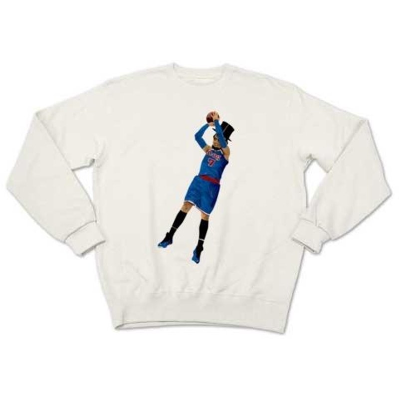 jump shot (sweat white) - 女装上衣 - 其他材质 