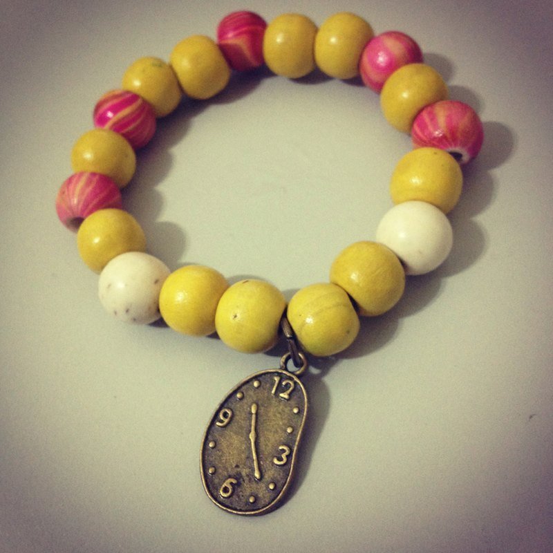 软化的时钟 - 手链/手环 - 其他材质 黄色