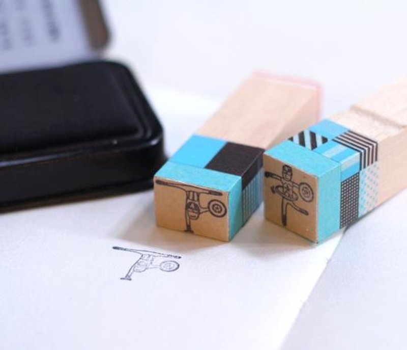 ▣美国队长印章▣一字腿 - 其他 - 木头 咖啡色