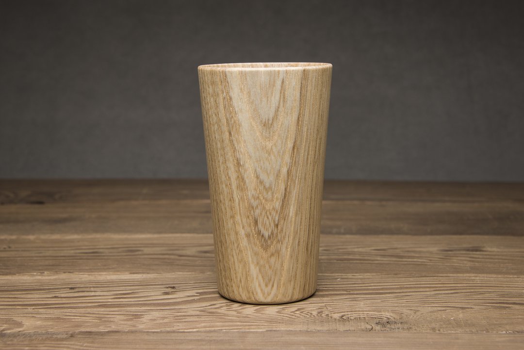 高桥工艺 手工 木制 啤酒杯 XL size KAMI Glass Wide XL - 咖啡杯/马克杯 - 木头 咖啡色
