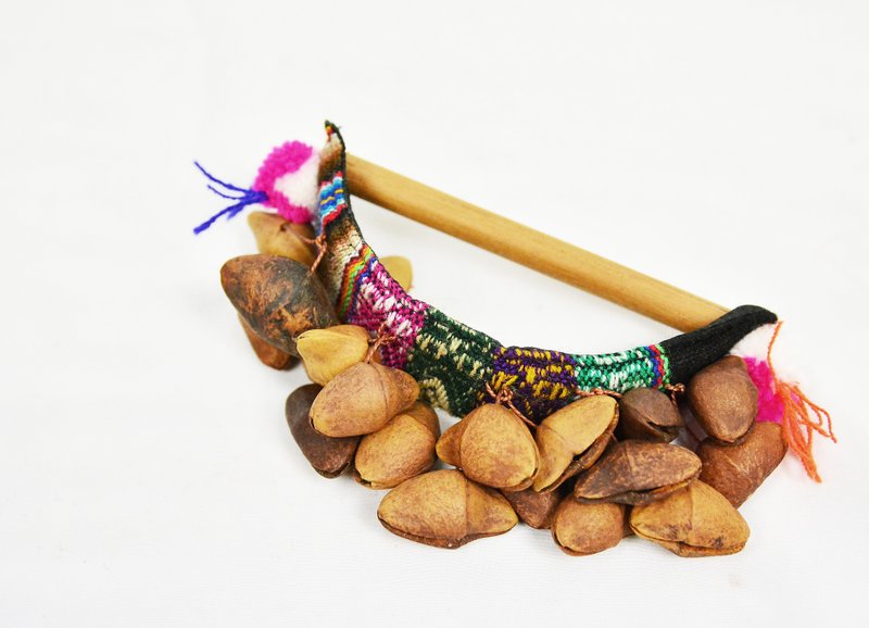 夹竹桃手摇铃_半月型＿公平贸易 - 玩具/玩偶 - 植物．花 