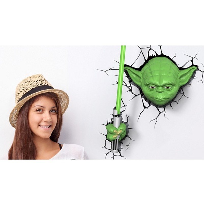 3D Light FX - Star Wars EP7 Series Yoda Set  - 3D立体造型灯 星际大战EP7系列 尤达 组合 - 灯具/灯饰 - 塑料 绿色