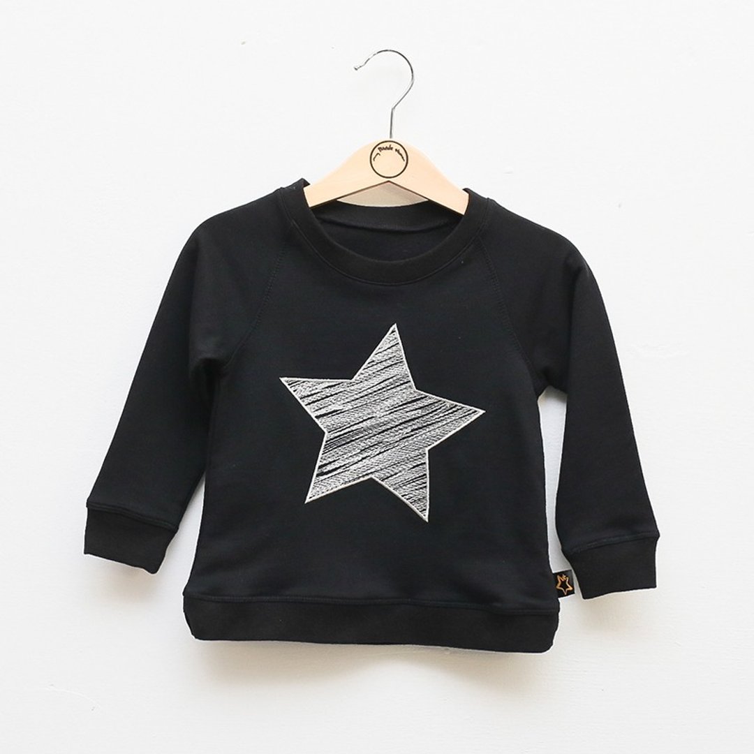 my little star little star 有机棉T恤(黑) - 其他 - 棉 黑色