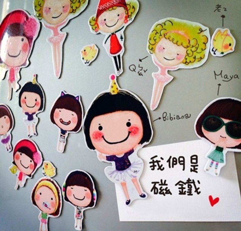 手作磁铁 - 冰箱贴/磁贴 - 其他材质 多色