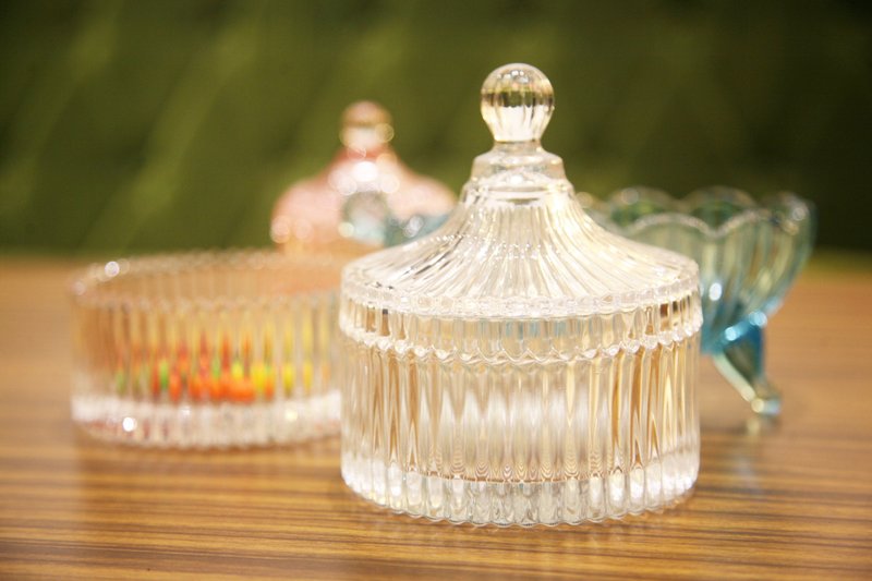 马戏团双层玻璃罐 - 收纳用品 - 玻璃 