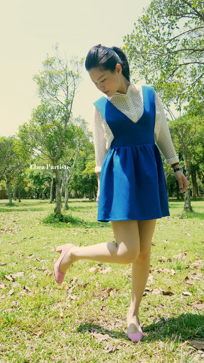 棉花糖恋爱进行曲。质感粉紫方头中跟 - 女款休闲鞋 - 真皮 紫色