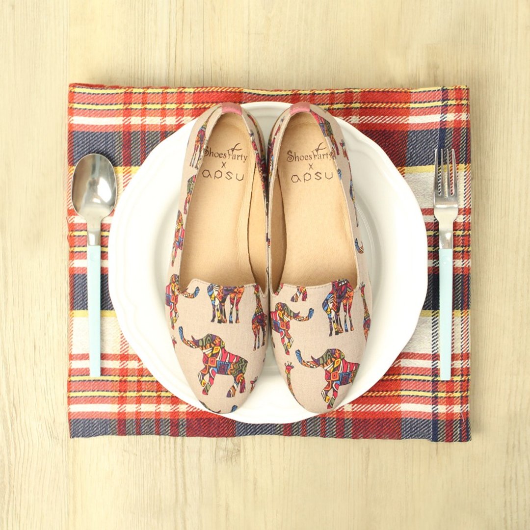 ----------Shoes Party----------迷幻动物园三世欧贝拉  /手工订制/日本布料 - 芭蕾鞋/娃娃鞋 - 其他材质 
