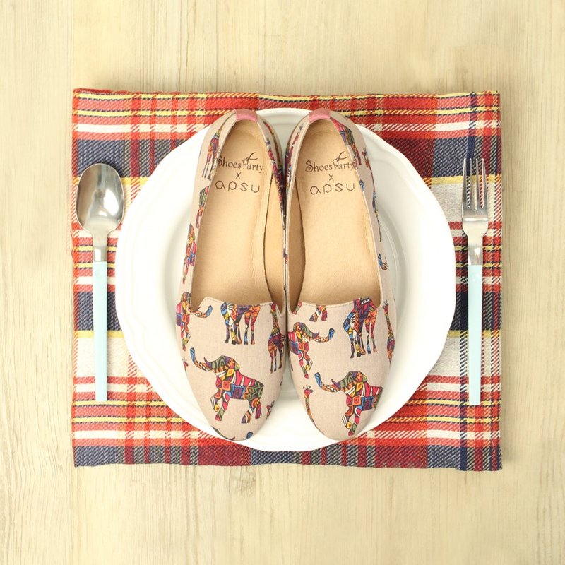 ----------Shoes Party----------迷幻动物园三世欧贝拉  /手工订制/日本布料 - 芭蕾鞋/娃娃鞋 - 其他材质 