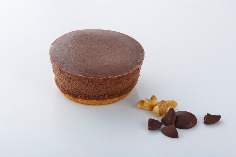 巧克力核果重奶酪 一盒6入 手工制作 cheese cake (口味可任选) - 咸派/甜派 - 新鲜食材 咖啡色