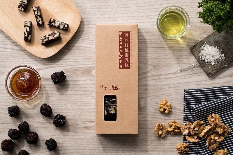 原味核桃枣泥糕-牛皮纸盒装【朴实工作室】应景必吃核桃糕 - 健康/养生 - 新鲜食材 