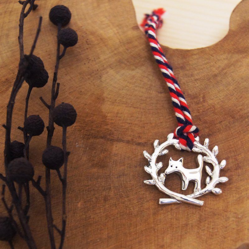 || 驯养的意义 || 想念小王子金黄麦子色头发的狐狸*纯银吊饰 - 其他 - 其他金属 银色