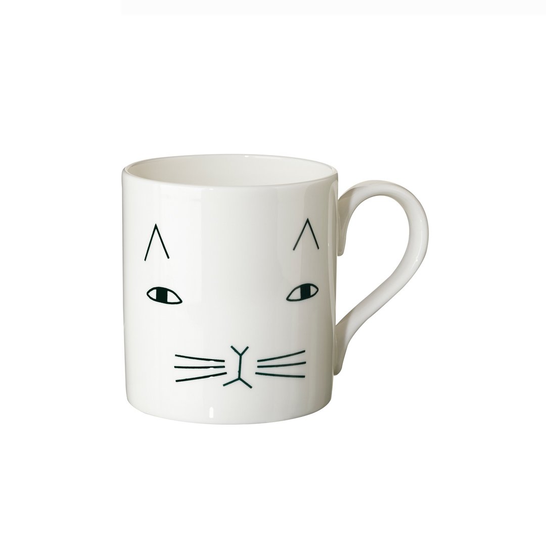 Mog 骨瓷马克杯 | Donna Wilson - 咖啡杯/马克杯 - 其他材质 白色