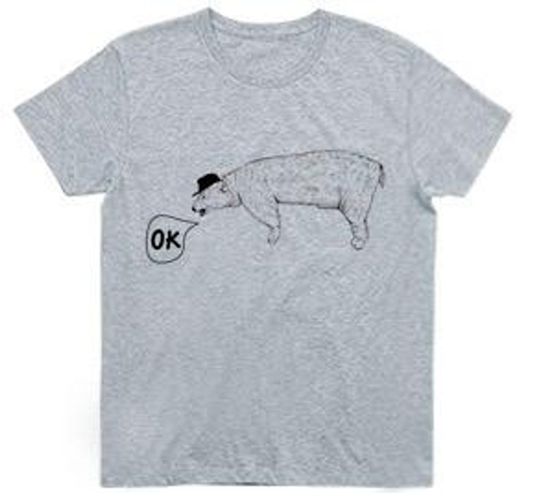 T-shirts OK! (4.0oz gray) - 男装上衣/T 恤 - 其他材质 
