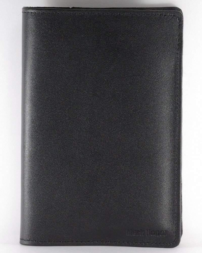 护照夹护照套牛皮真皮皮革 深黑色 简约软皮 付费定制刻字服务  - 护照夹/护照套 - 真皮 黑色