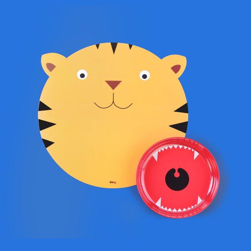 西班牙doiy 儿童餐垫组 - 浅碟/小碟子 - 塑料 