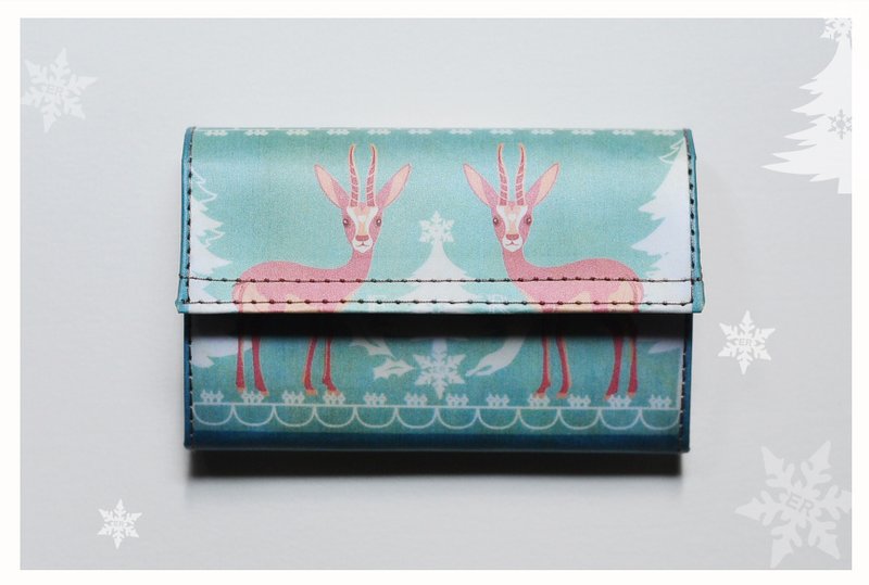 1983ER小纸包-圣诞蹬羚 /圣诞节期间限定/ - 皮夹/钱包 - 其他材质 多色