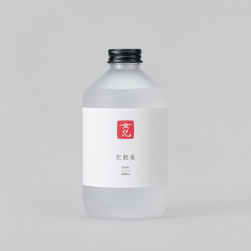 化妆水 400ml l 温和配方、不含酒精、含天然丝瓜露 - 化妆水/喷雾 - 其他材质 白色