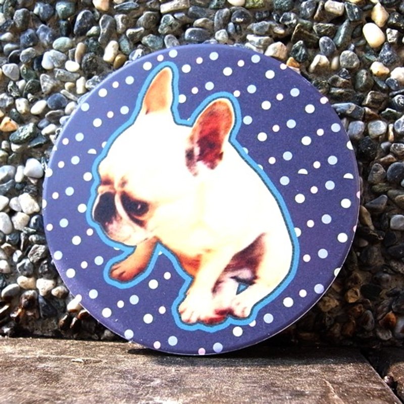 kuroi-T Design 陶瓷吸水杯垫 法斗 - 杯垫 - 其他材质 卡其色