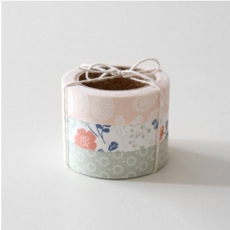 Dailylike fabric tape 北欧风布胶带(三入) 49-wedding,E2D54258 - 纸胶带 - 其他材质 多色