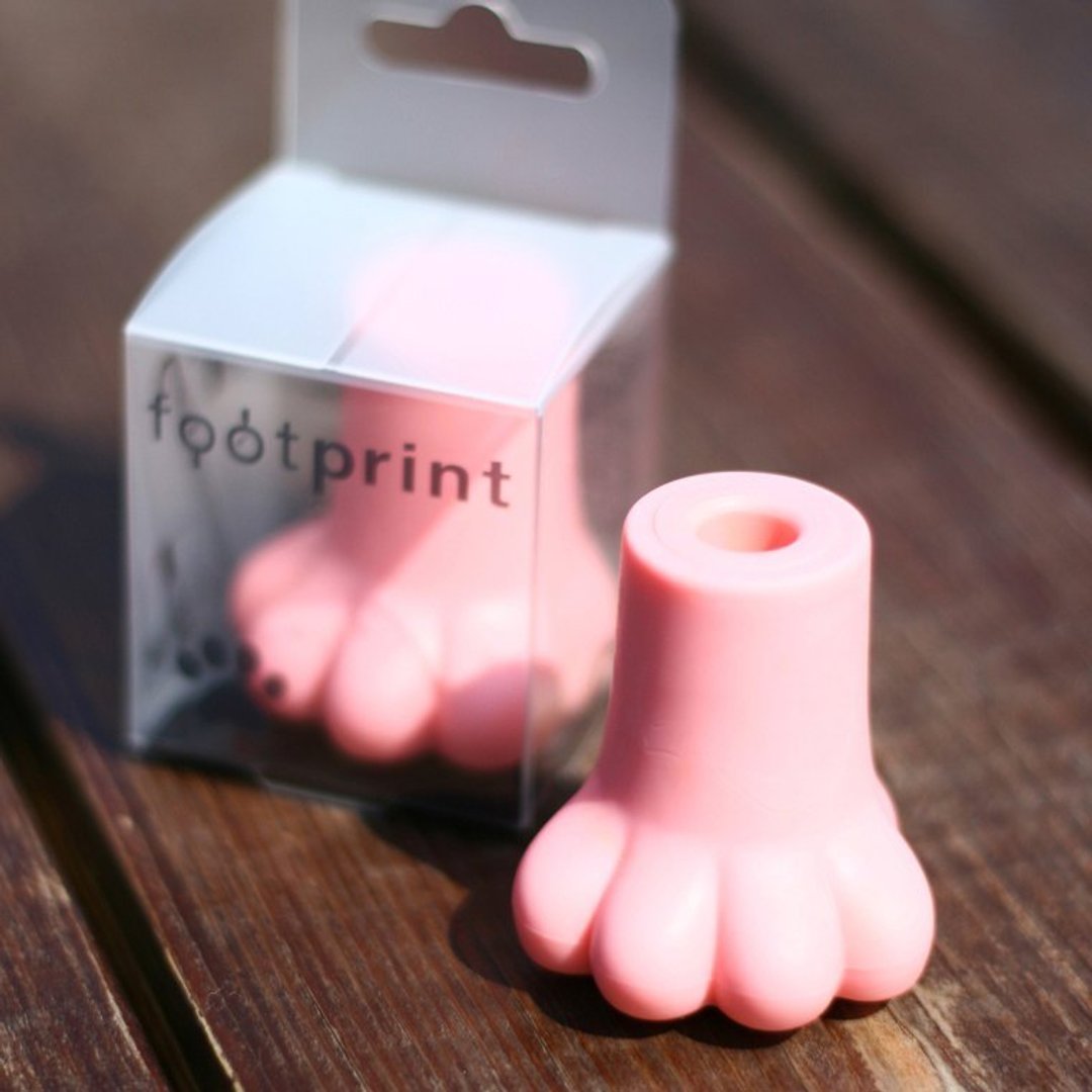 footprint［足迹雨伞脚垫］【樱瓣色】/ S / ( 孔径8~11 mm ) - 雨伞/雨衣 - 防水材质 粉红色