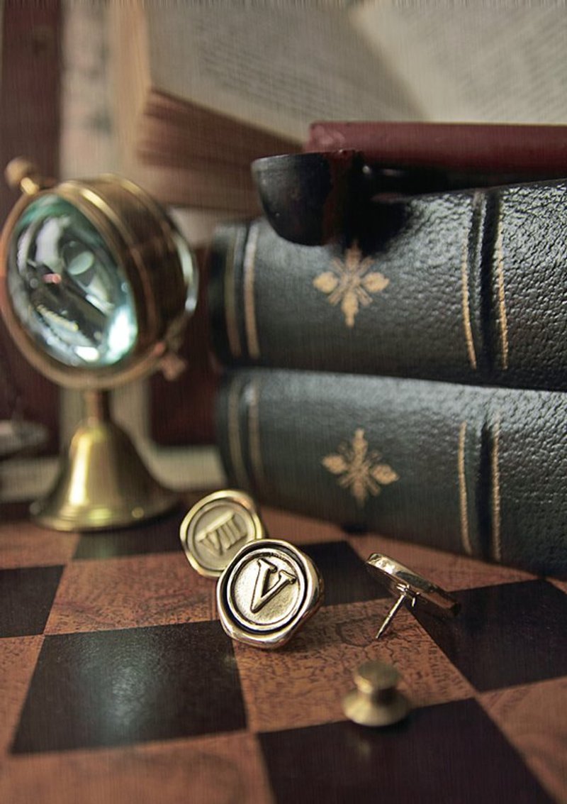 Recovery / Roman Numerals Sealing Wax Pin / 订制封蜡系列别针 ‘罗马数字’ - 胸针 - 其他金属 