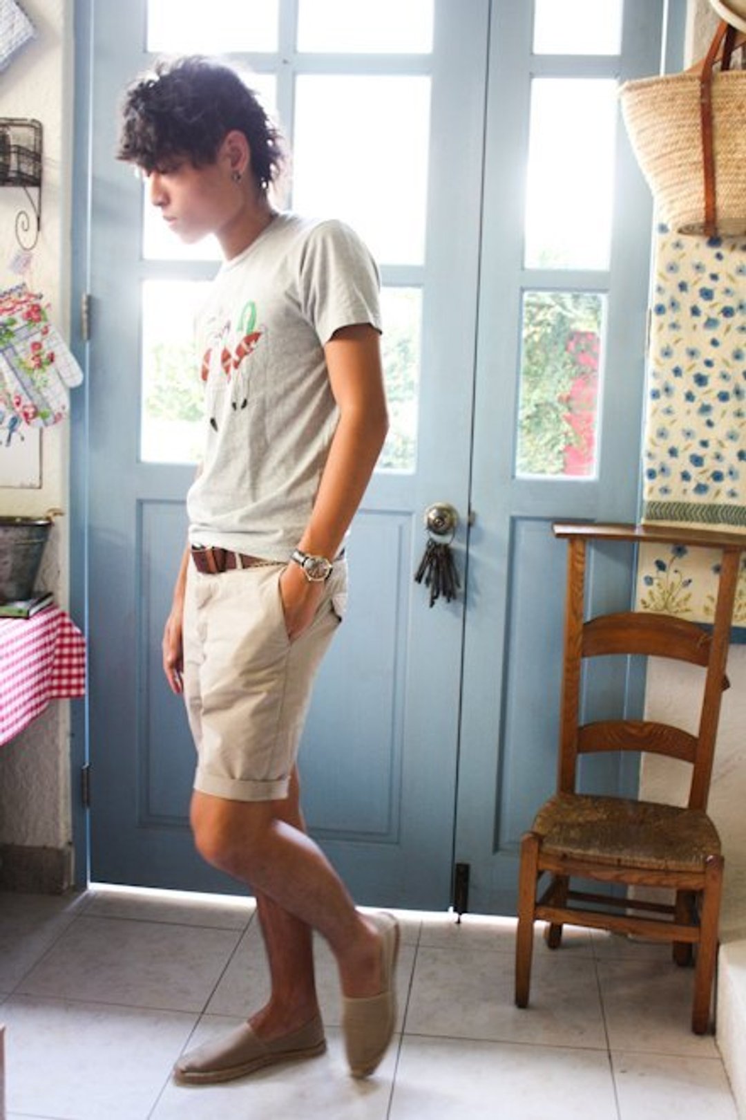 Espadrilles法国草编鞋(卡其) - 男款休闲鞋 - 其他材质 卡其色