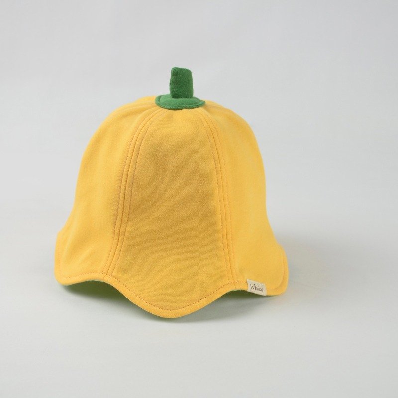 夏日健康蔬果童帽-南瓜 - 围嘴/口水巾 - 棉．麻 