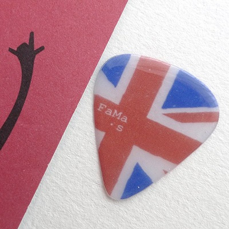 FaMa·s Pick吉他弹片-英国 UKRock - 吉他配件 - 其他金属 红色