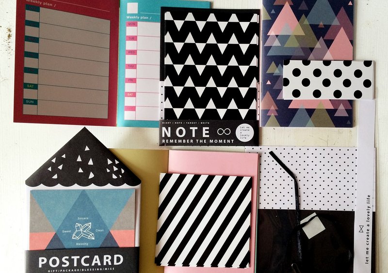几何小宇宙礼物包 - 笔记本/手帐 - 纸 多色
