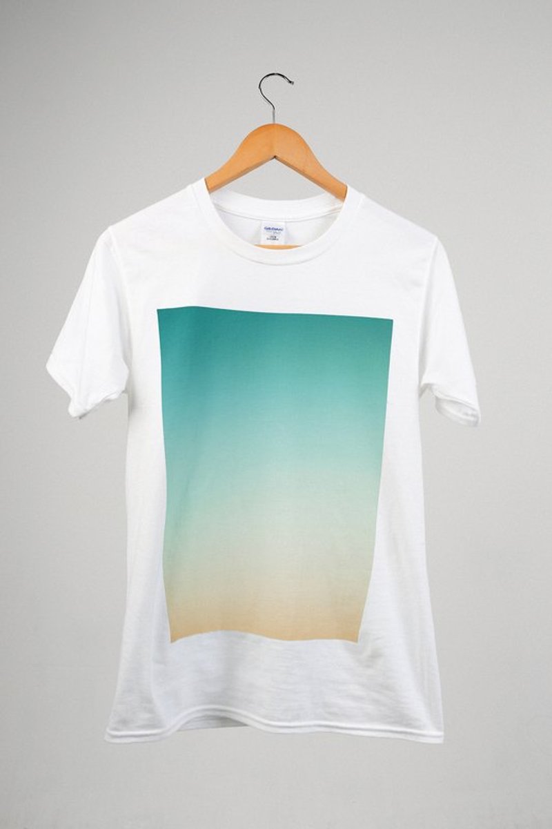 天空系列｜天空1号 - 女装 T 恤 - 棉．麻 白色