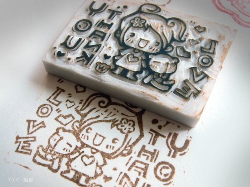 ㄎㄎㄎ橡皮章˙印章+布套系列˙【纯手作】 - 其他 - 其他材质 多色