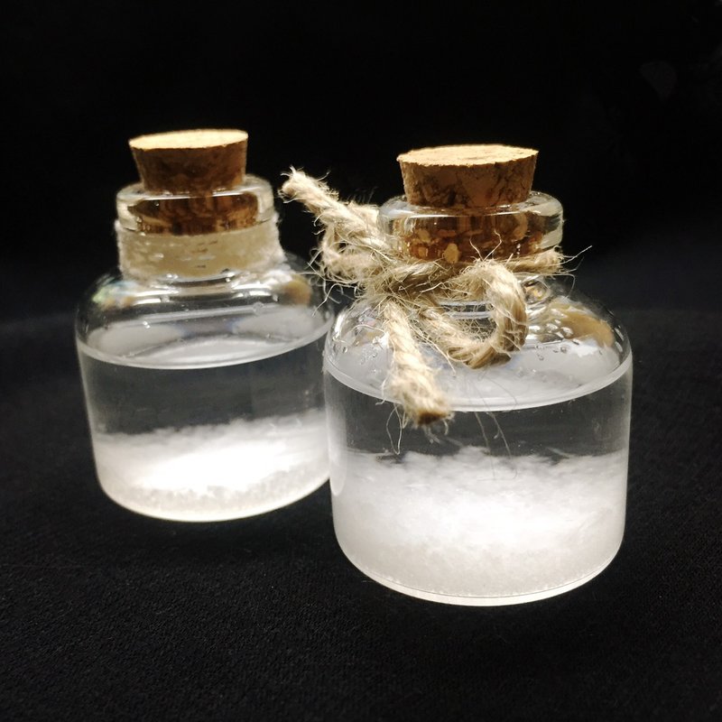 天气预测！天气瓶（风暴瓶）Storm Glass △  结晶之美，走到哪儿都在下雪（台湾限定）｜迷你天气瓶｜家居摆饰 - 摆饰 - 玻璃 白色